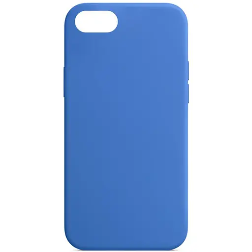 Чехол Epik Silicone Case Full Protective AA NO LOGO для Apple iPhone SE 2020/7/8 4.7 Синий/Capri Blue