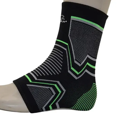 Бандажі на гомілкостоп PowerPlay 4100 Чорні S/M (пара) (PP_4100_S/M_Black) - фото 2