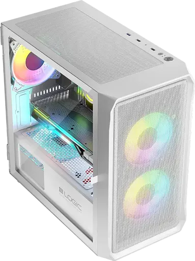 Корпус Logic Portos ARGB Mini White (AM-PORTOS-20-0000000-0002) - фото 2