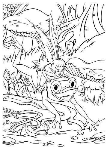 Чарівний світ ельфів. Розмальовка - фото 2