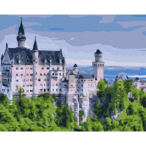 Картина за номерами Літній замок Brushme 40x50 см кольорова 000278033