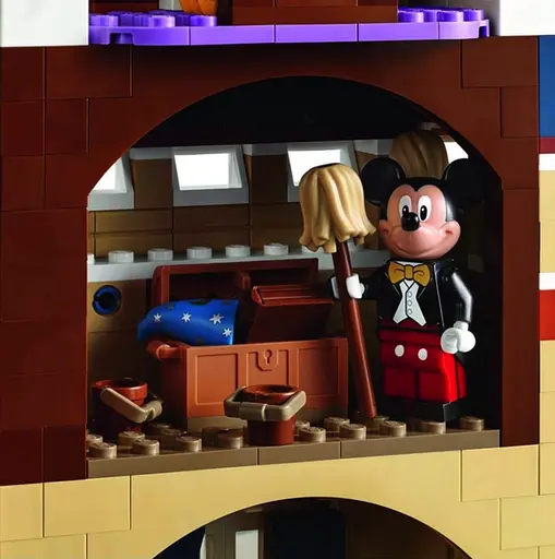 Конструктор Brick Disney Princesses - Замок Дісней на 1676 деталей - фото 4