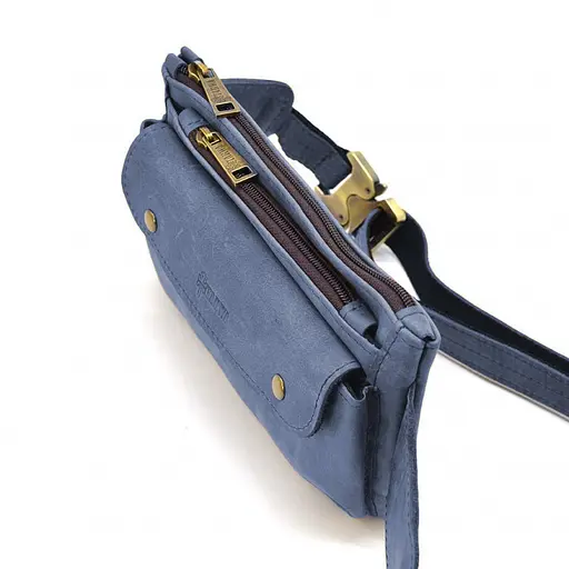 Шкіряна бананка Tarwa 24х15х3 см sum0025642 - фото 4