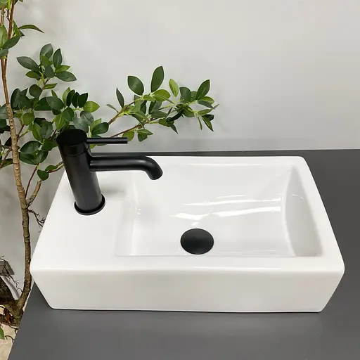 Умивальник VBI Lecce U white накладний VBI-015605, Білий - фото 3