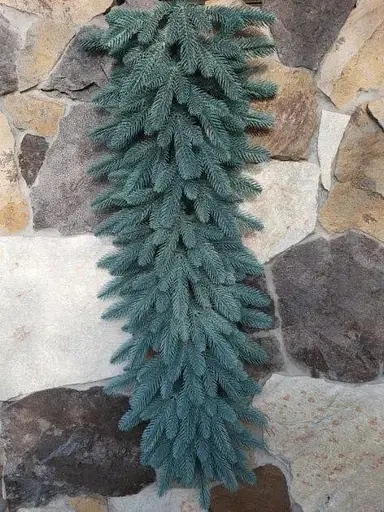 Гирлянда из хвои Премиум 3 м литая (Голубая) - фото 3