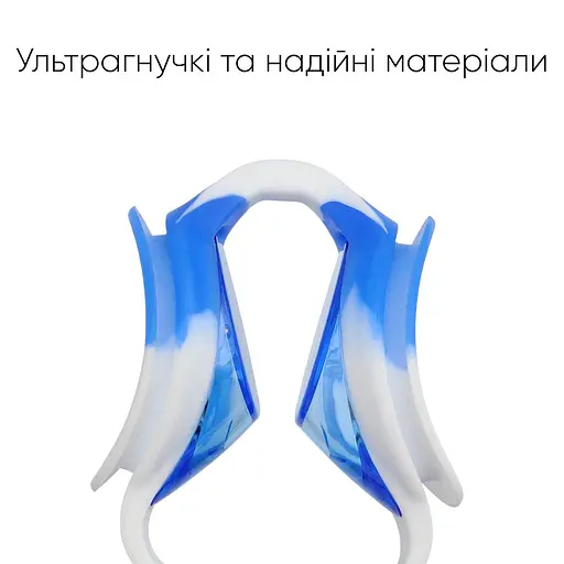 Дитячі окуляри для плавання Renvo Ailao JR Anti-fog Синій Білий OSFM (1SG200-0403) - фото 6