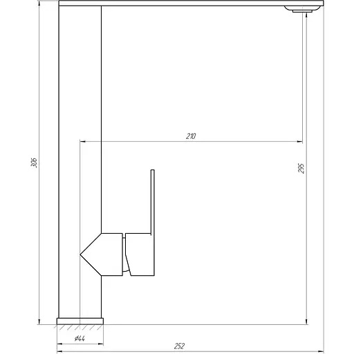 Змішувач для кухні Globus Lux RING SR-203-10 - фото 3