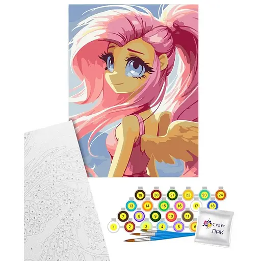 Картина за номерами Art Craft Флаттершай 30х40 см (16520-AC) - фото 1