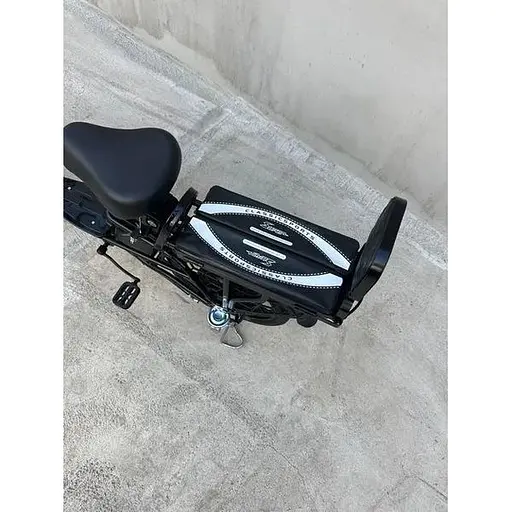 Электровелосипед Green Giant U18" 600W 48V 16Ah + складной багажник сиденье черный - фото 12