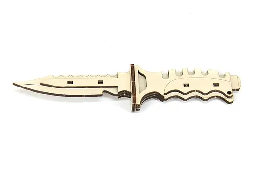 Дерев'яний конструктор "Мисливський ніж" 8 деталей - фото 2