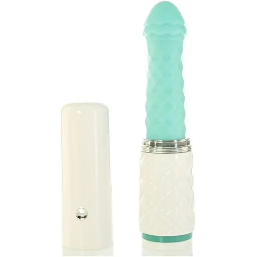 Вібратор Pillow Talk Feisty Thrusting 21 см бірюзовий