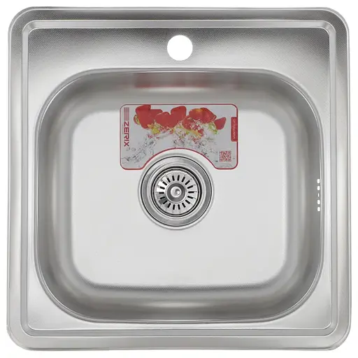Кухонна мийка Zerix Z4848-06-160D decor ZM0558, Decor - фото 1