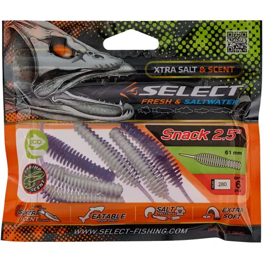 Силікон Select Snack 2.5" #280 (6 шт/уп) - фото 2