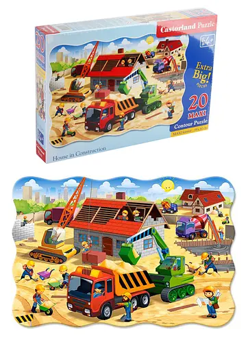 Пазли Castorland Будівництво, 20 елементів, 59x40 см, C-02412