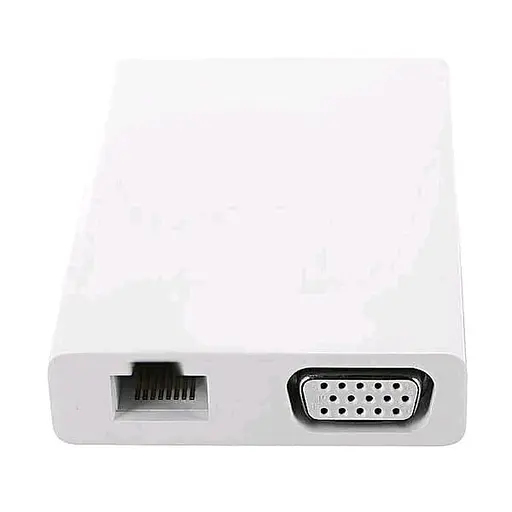 Хаб адаптер Xiaomi Type-C Hub На Lan RJ-45 1gb + VGA + 2 x USB - фото 6
