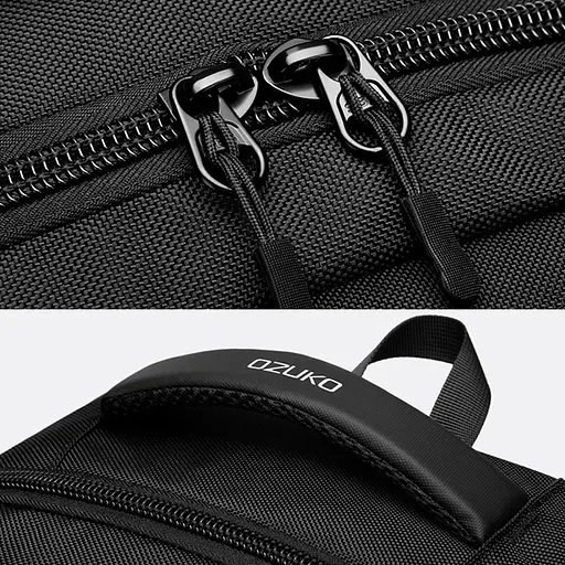 Рюкзак городской Ozuko 9405S 22л с отделением для ноутбука 16" Black (16198) - фото 8