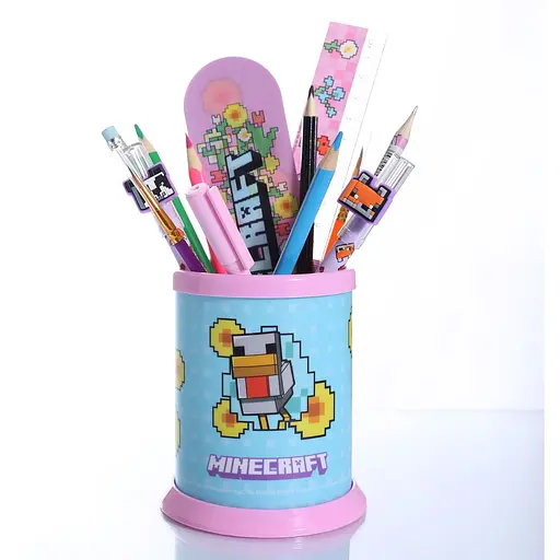 Стакан для письменных принадлежностей Yes Minecraft.Spring разборный (940407) - фото 3