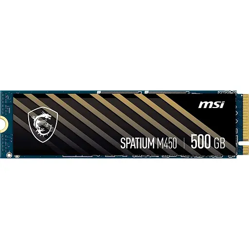 Накопитель SSD MSI m.2 NVMe 500GB Spatium M450 PCIe 4.0 480 512 (S78-440K220-P83) - фото 1