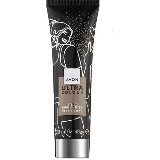 Рідкий хайлайтер для обличчя і тіла Avon Rose Quartz/Рожевий кварц 30 мл - фото 1