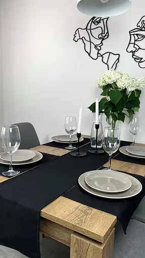 Комплект Дорожка водоотталкивающая Черный однотон 400х40 см 4 шт. - фото 3