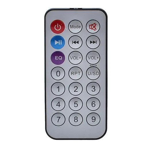 Колонка JBR-1205, MP3, Bluetooth, пульт дистанційного керування, 34x27x52 см, 12 дюймів, чорна - фото 5
