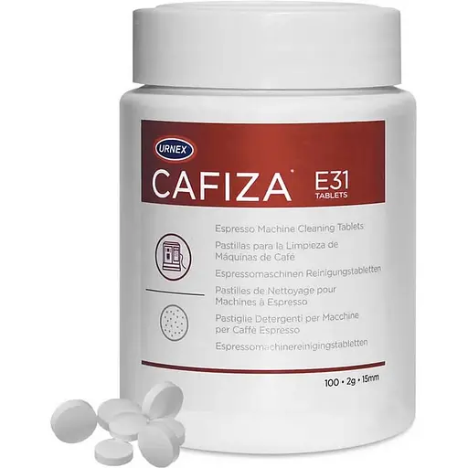 Таблетки від кавових масел Urnex Cafiza E31 100шт - фото 1