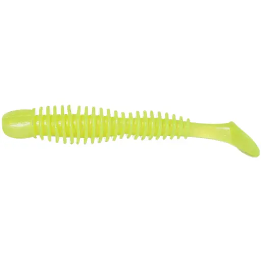 Силікон Reins Bubbling Shad 4" 416 Glow Pearl Chart (8 шт/уп)