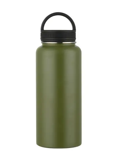 Бидон термос вакуумный Steel Vacuum Bottle с двойными стенками из нержавеющей стали Ol 1 л - фото 2