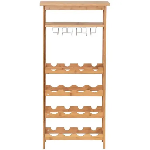 Винный стеллаж Chomik Wine бамбук - фото 5