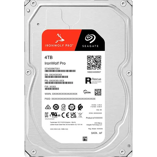 Жесткий диск 3.5" Seagate IronWolf Pro 4TB SATA 256MB (ST4000NT001) [140989] - фото 4