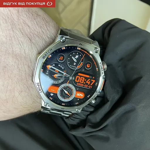 Годинник Smart Surf X Pro Silver Grey, 2 ремінця - фото 14