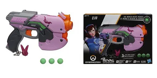 Ігрове зброю Hasbro Overwatch D. Va Blaster Овервотч Діва Бластер 30см OV D. Va01 - фото 3
