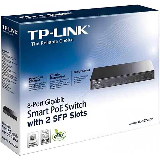 Коммутатор сетевой TP-Link TL-SG2210P - фото 3