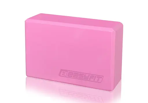 Блок для йоги EasyFit EVA Розовый (EF-1818-P) - фото 1