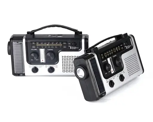 Динамо радио D6 с фонарем + солнечная батарея + павербанк - фото 6
