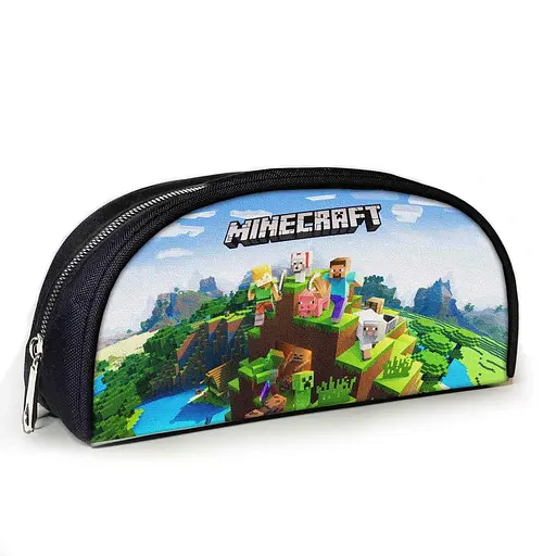 Пенал шкільний Minecraft 23х10х8 см з принтом для хлопчика (02840)