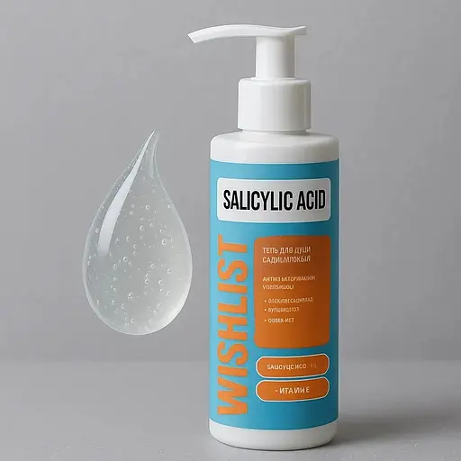 Гель для душа с салициловой кислотой Wishlist Shower Gel Salicylic Acid 200 мл - фото 2