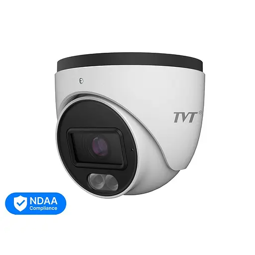 IP-видеокамера 4Mp TVT TD-9544C4(PE/WR1) Full Color f=2.8mm с микрофоном (77-00443)