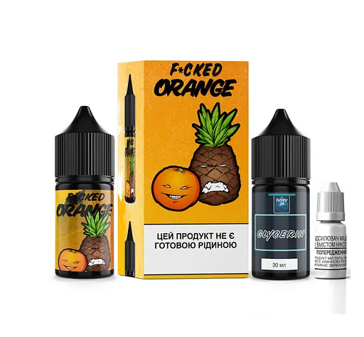 Набор компонентов для самозамеса солевой заправки Fucked Salt 10 мл Orange, 50 мг (16901)