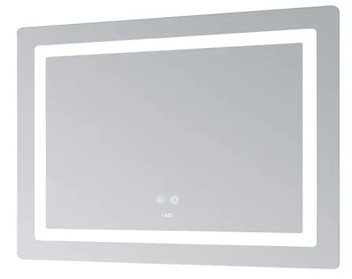 Дзеркало Lidz Kubis (KU2) 900х700 мм з LED-підсвічуванням Touch LD78LF90448452 - фото 4