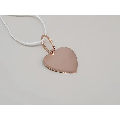 Золотая подвеска "Сердце".  440723 - фото 4