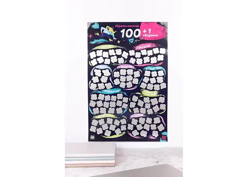 Fun Games Shop Скретч постер 100+1 побачення (рос.) (FGS38) - фото 2