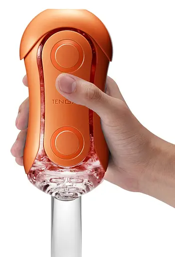 Мастурбатор Tenga Flip Orb Sunset Orange оранжевый - фото 5