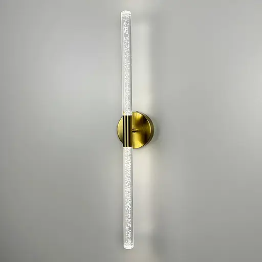 Настінний світильник в латунному корпусі 60 см Арт. W 013/600 FGB Line F - фото 3