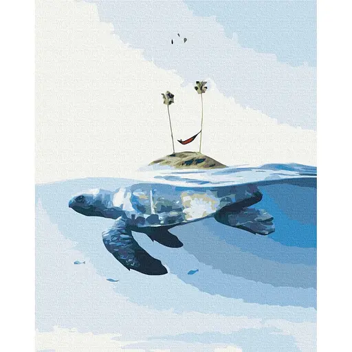 Картина по номерам Черепаший остров Brushme 40x50 см разноцветная 000278162