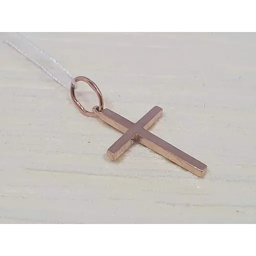 Золотий хрестик Харківська ювелірна фабрика з емаллю. 11589-СЕЧЕР - фото 3