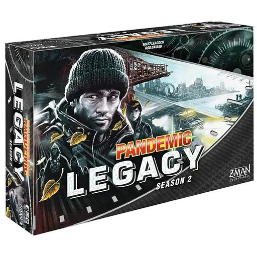 Настольная игра Z-MAN GAMES Пандемия: Наследие. Сезон 2 (черная коробка) (Pandemic Legacy: Season 2 (Black Version)) (англ.) (ZM7172) - фото 1
