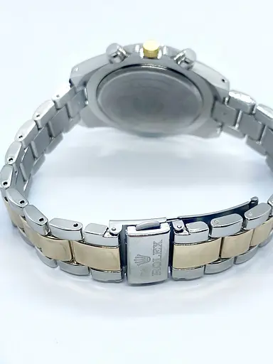 Наручний годинник жіночий No Brand Rolex Золотисто-срібний (IBW900SYO) - фото 3