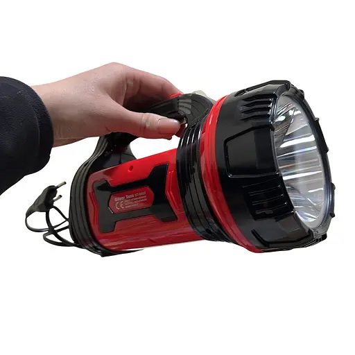 Акумуляторний світлодіодний переносний ліхтар Silver Toss ST-6680 з ручкою 10 Вт Червоний 88215 - фото 2