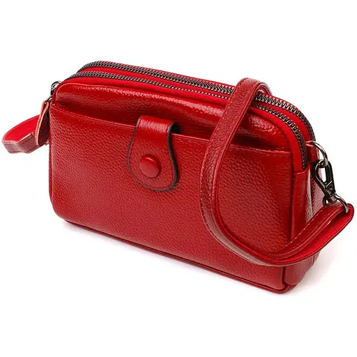 Клатч кожаный женский Vintage 19х12х7 см sum0022725 - фото 1